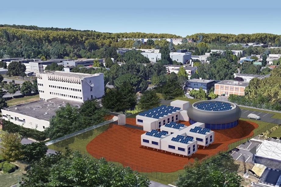 Illustration du futur bâtiment du projet SpaceShip FR. Cnes OTCE-2021. Illustration du futur bâtiment du projet SpaceShip FR. Cnes OTCE-2021.