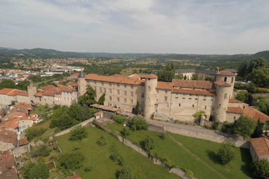 Le Palais des Evêques à Saint-Lizier.