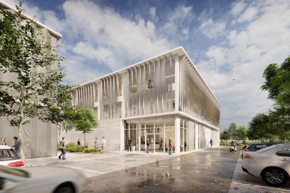 Le futur bâtiment du campus ENOVA Le futur bâtiment du campus ENOVA