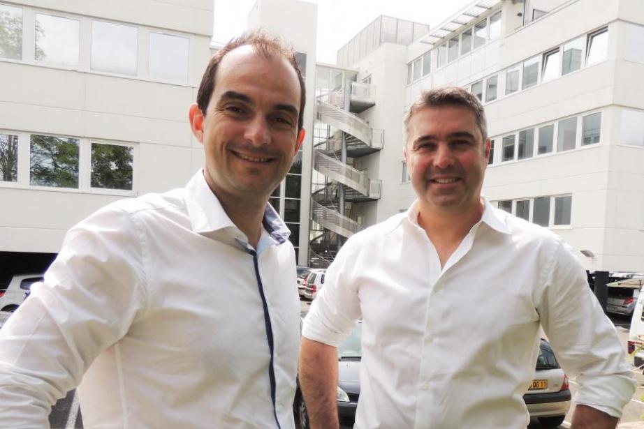 Samuel Boury et Olivier Mezzaroba, les deux cofonfateurs d’Ubleam. Samuel Boury et Olivier Mezzaroba, les deux cofonfateurs d’Ubleam.