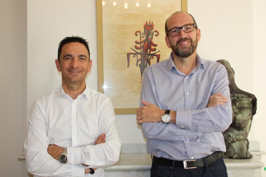de g à d : Jean-Claude Alaux et David Pocq de g à d : Jean-Claude Alaux et David Pocq