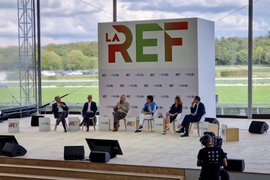 La 1re édition de la REFTOPECO, qui se tiendra au Village rugby de la Coupe du monde prairie des Filtres, mardi 12 septembre 2023, mêle la présentation du nouveau Top Eco et la déclinaison toulousaine de la Ref (ici à Paris le lundi 28 août 2023). (Photo : Medef de Haute-Garonne)