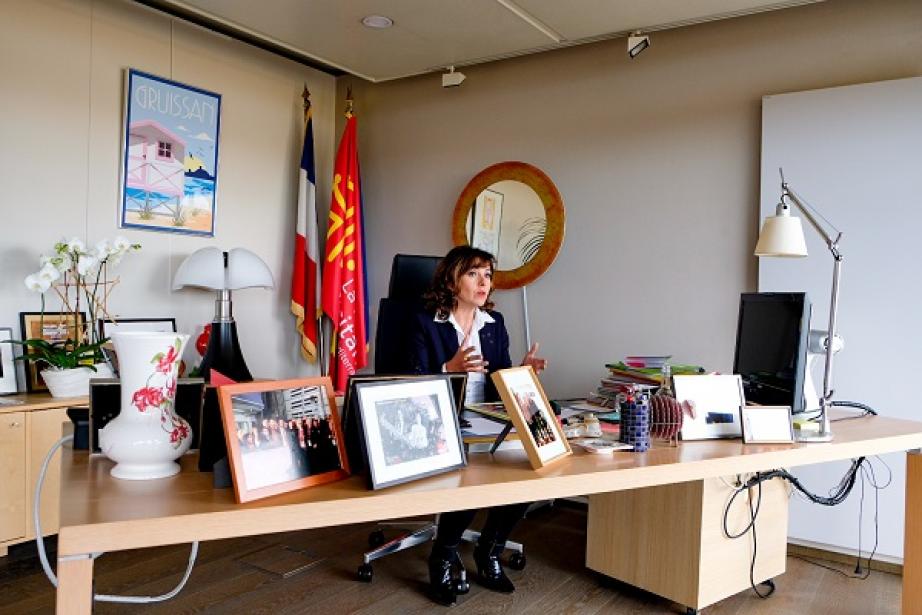 Carole Delga, présidente de la région Occitanie. Carole Delga, présidente de la région Occitanie.