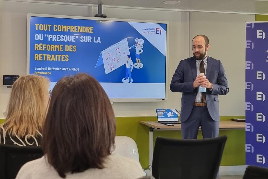 Florent Sarrazin est venu à la rencontre des adhérents de Toulouse et de la Haute-Garonne (Photo : Medef 31)