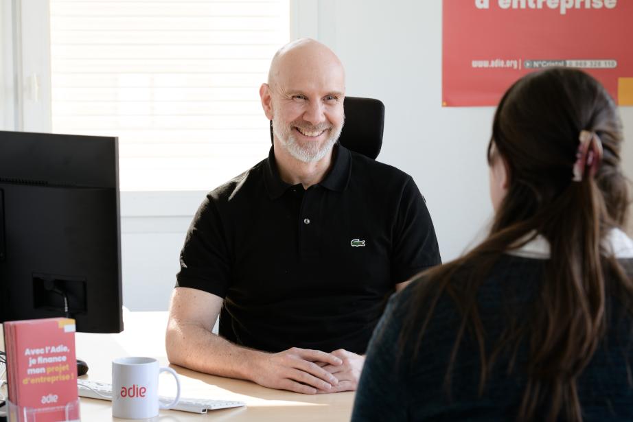 Christophe Nicaud, directeur régional de l’Adie en Occitanie. (Photo Alain Le Coz)