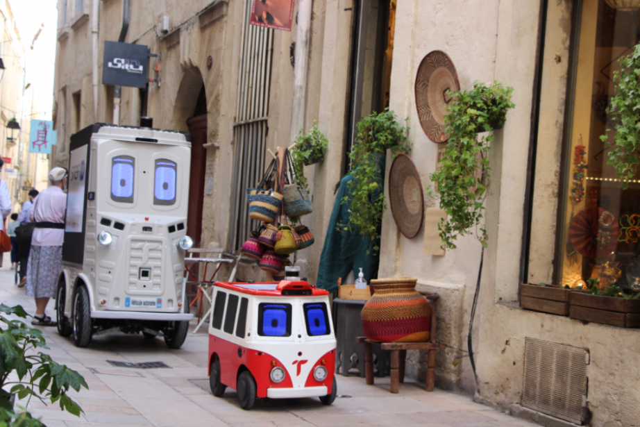 Les véhicules 100% électriques et autonomes TwinsHeel sont testés par La Poste et Stef pour des livraisons à Montpellier Les véhicules 100% électriques et autonomes TwinsHeel sont testés par La Poste et Stef pour des livraisons à Montpellier