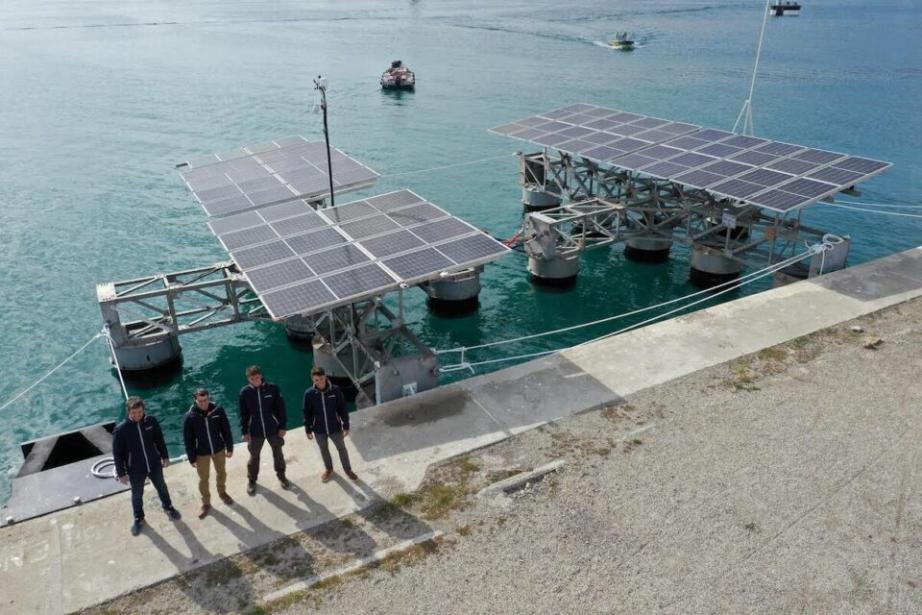 Le projet Sun’Sète a été développé par SolarinBlue à partir de 2021 pour alimenter en électricité renouvelable les infrastructures du port de Sète.  (Photo : SolarinBlue)