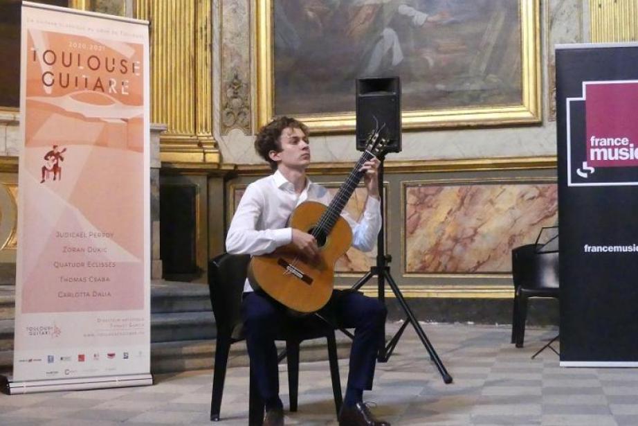 Thibaut Garcia à la Chapelle des Carmélites à Toulouse