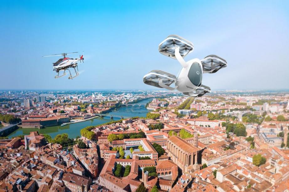Le projet Tind'AIR va mélanger tous les véhicules aériens dans un même espace Le projet Tind'AIR va mélanger tous les véhicules aériens dans un même espace