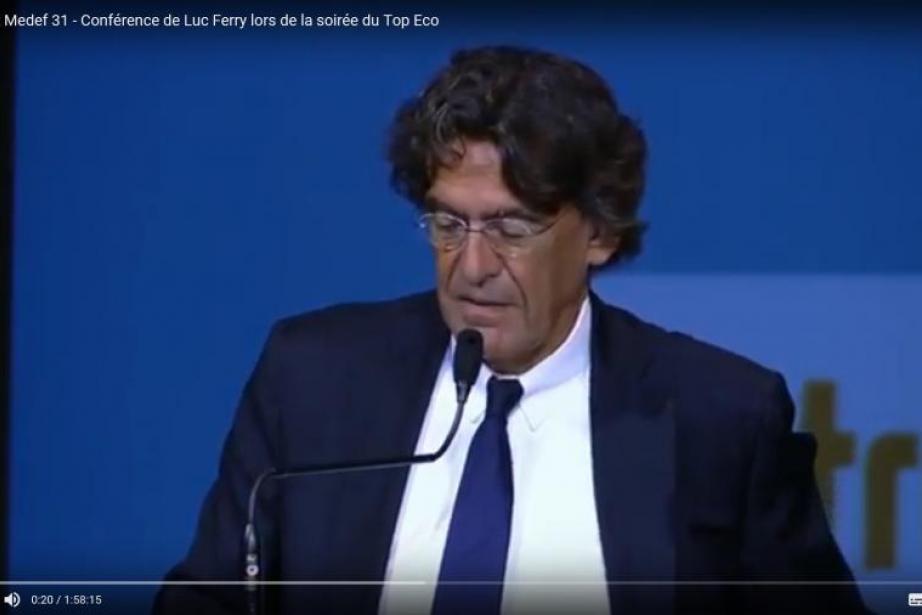 Luc Ferry lors du lancement du TOP Economique Occitanie le 7 septembre à Diagora Labège Luc Ferry lors du lancement du TOP Economique Occitanie le 7 septembre à Diagora Labège