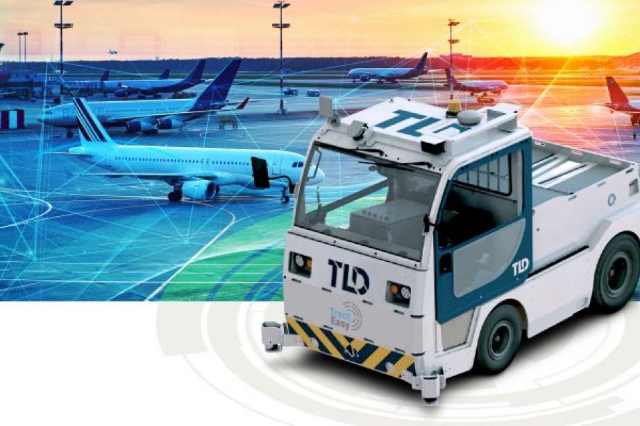 Easymile va implanter sa plateforme de transport autonome sur un tracteur de bagage de TLD Group utilisé dans les aéroports
