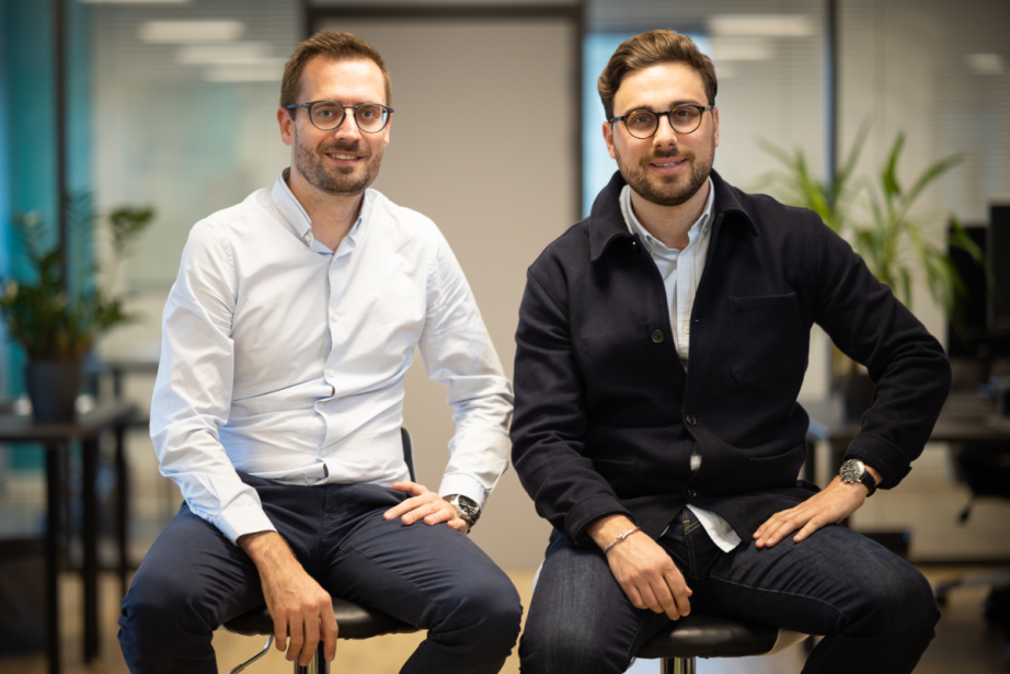 Régis Viarre et Thibault Brioland, les co-fondateurs de la start-up Humanlinker, basée à Montpellier (Hérault). (Photo : Humanlinker)
