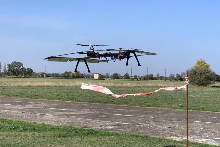 La start-up de Toulouse Tidav Aero travaille sur un modèle de drone ultra léger qui peut voler jusqu'à des vents de 50 km/h. (Photo : Tidav Aero)