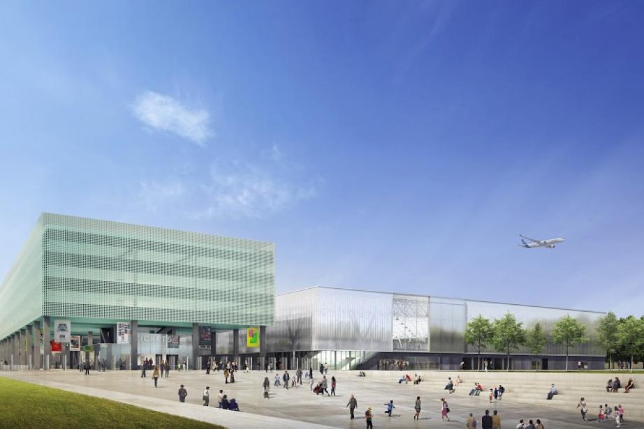 Vue depuis le parvis Crédit Les Yeux Carrés Vue depuis le parvis Crédit Les Yeux Carrés