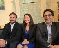 De gauche à droite : Florent Poitevin, Maguelone Pontier et Pierre-Olivier Nau. (Photo Dorian Alinaghi Entreprises)