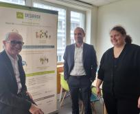 Hervé Lambert (président de Désirade), Mathieu Ramirez (directeur commercial) et Sophie Patat, directrice adjointe. (Photo : Dorian Alinaghi - Entreprises Occitanie)
