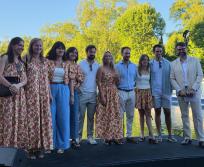 De gauche à droite les membres du Comex40 Haute-Garonne : Margaux Piantoni, Chloé Meunier, Mathilde Lise, Charlotte Frey, Florent Poitevin, Salomé Géraud, Paul Vincent Grégot-Tricoire, Candice Lourdin, Sébastien Herrera et Vincent Furlan. (Photo Dorian Alinaghi)