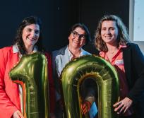 De gauche à droite : Marine Veron, Caroline Roussel et Marianne Boccacino. (Photo 1,2,3 facilitez !)