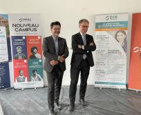 Alain David, directeur OMNES Toulouse et José Milano, président exécutif du groupe Omnes Education. (Photo OMNES Education)