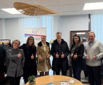 Les 138 kilos de vêtements collectés seront remis à des candidates et candidats accompagnés par La Cravate Solidaire Toulouse, pour aborder leurs entretiens avec confiance et égalité. (Photo La Cravate solidaire)