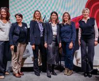 Le bureau de FCE 31 est composé de : Nathalie Averous, gérante d’Accessit Patrimoine, Sylvie Roubach, fondatrice de MonparfumMasignature , Carole Serres, salariée-associée chez Annexis, Patricia Lyautey-Carcenac, fondatrice du cabinet Lyautey Patrimoine, Carine Emery, présidente de Maison Labeur et Anne-Sophie Martuchou, fondatrice d’ann’events. (Photo Laure Sophie Cordier)