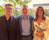 Sébastien Manlhiot, fondateur de Pharm’Auvergne et Hervé Jouves, président du Groupe Hygie31. (Photo Hygie31)
