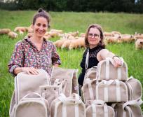 Elodie Madebos et Cinthia Born, fondatrices du Mouton Givré. (Photo Nadia Mauleon)