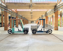Née à Toulouse, Maillon Mobility est une start-up fondée par Charles et Paulin. Leur ambition : faciliter les déplacements professionnels grâce à des vélos cargos couverts, économiques, confortables et écoresponsables. (Photo Maillon Mobility)