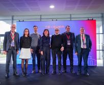 Autour de la pré-inauguration du futur site industriel de Tekever à Cahors, les représentants de l’entreprise, des collectivités locales et de la région Occitanie réunis pour marquer une étape clé du déploiement industriel du groupe, appelé à produire ses premiers drones sur le site avant l’été 2026. (Photo Tekever)