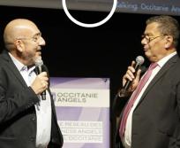 De gauche à droite : Philippe Nahoum et Pierre Carli, les deux présidents d’Occitanie Angels. (Photo Occitanie Angels)