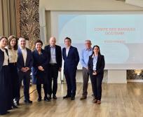 La réunion s’est tenue le jeudi 13 mars 2025 en présence du bureau local, de Christophe Le Pape , président FBF Occitanie et président de la Caisse d’Epargne Midi-Pyrénées et de Maya Atig, directrice générale de la Fédération bancaire française. (Photo Eloïse Mendy-Meli)