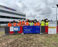 3 268 mètres de câble souterrain et 1 million d’euros investis : le futur Technocentre de Toulouse Métropole prépare son alimentation électrique. (Photo Enedis)