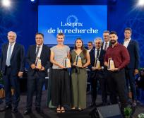 Sept chercheurs distingués lors de la deuxième édition de ses Prix de la Recherche. (Photo Fondation Toulouse Cancer)