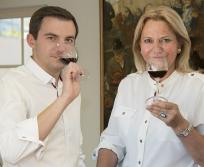 Claude Vialade et son fils Jordi Salvagnac, 4ème génération de l'entreprise familiale Domaine Auriol. 