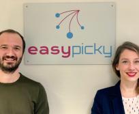 Renaud Pacull et Marine Bibal, cofondateurs d'EasyPicky. 
