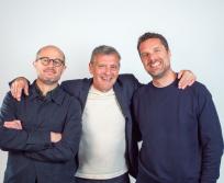 De gauche à droite : Maxime Coisy, cofondateur et dirigeant de Gunsmoke ; Éric Dufour, dirigeant de Chirripo ; Antoine Stora, cofondateur et dirigeant de Gunsmoke. (Photo Gunsmoke)