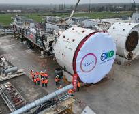 Le chantier de la ligne C du métro de Toulouse bat son plein, comme ici  au tunnelier de la Ligne C qui creusera le tronçon de 4,8 km entre Ponts-Jumeaux et Raisin. (Photo : Julien Belahsen - Eiffage Génie Civil / Tisséo Ingénierie)