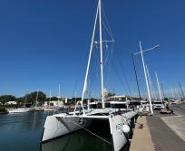 À Canet-en-Roussillon, Windelo poursuit le développement de ses catamarans de grande croisière éco-conçus. L’extension du chantier naval doit permettre à l’entreprise de doubler sa capacité de production et d’accompagner la création de 56 emplois qualifiés dans les Pyrénées-Orientales. (Photo TotalEnergies)