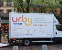 Livraison et récupération des déchets par Urby, pour le compte de Midica.