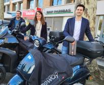 Après Paris, Bordeaux et Nice, la start-up Zeway débarque à Toulouse avec sa location de scooters électriques et son système de recharge instantanée de batterie. (Photo : Anthony Assémat - Entreprises Occitanie)
