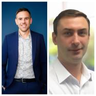 Billy Darveau, vice-président digital engineering Amérique du Nord et Romain Dusan au poste de vice-président intérieurs cabines Amérique du Nord. (Photo Sogeclair)