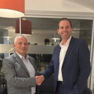 A droite, Frédéric Rolland, nouveau  directeur territorial de GRDF dans l’Aude et les Pyrénées-Orientales. (Photo GRDF)