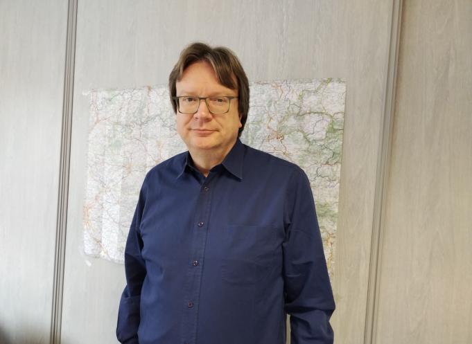 Martial Gerlinger, le directeur général du groupement Atosca-NGE, défend le projet d'autoroute entre Castres et Toulouse. (Photo : Anthony Assémat - Entreprises Occitanie)