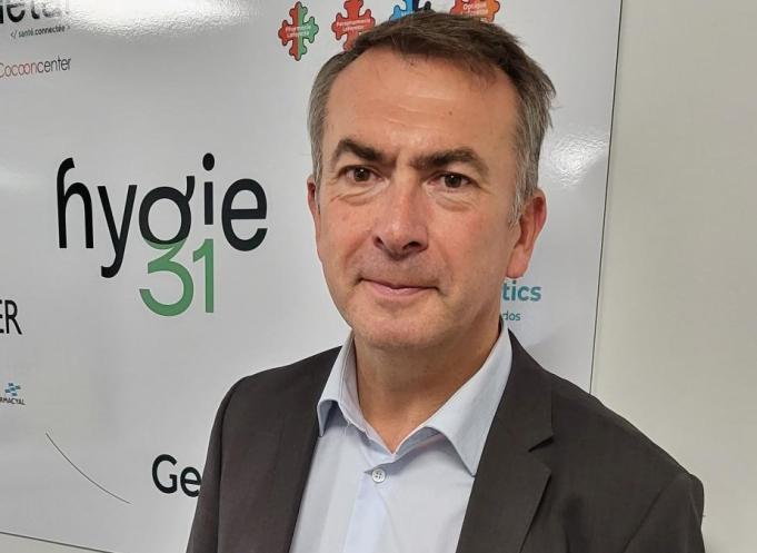 Hervé Jouves, président de Hygie 31, poursuit sa stratégie centrée autour de "la santé pour tous" et vise un développement en Belgique et en Italie. (Photo : Anthony Assémat - Entreprises Occitanie)