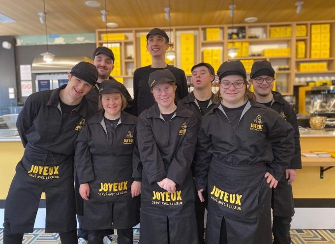 Un Café Joyeux ouvrira l'an prochain dans l'hypercentre toulousain. La signature du bail est dans quelques jours,  bientôt la fin du suspens de l'adresse exacte ! crédit : Café Joyeux Lyon. 