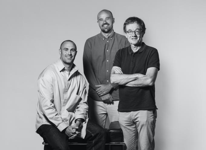 De gauche à droite : d'Anthony Garcia, fondateur et CEO de l'agence Madaré, Jean-Baptiste Laureau, associé et directeur stratégie et Vincent Moreau, fondateur d'Objectif Papillon. (Photo Madaré)