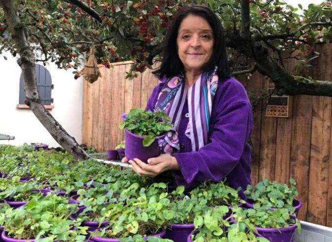 Hélène Vié, fondatrice de l'entreprise "Le Jardin d'Elen"