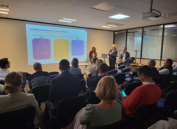 Plus d'une vingtaine personnes ont assisté à cette conférence de présentation organisée par le Medef de Haute-Garonne. (Photo : Dorian Alinaghi Entreprises Occitanie)