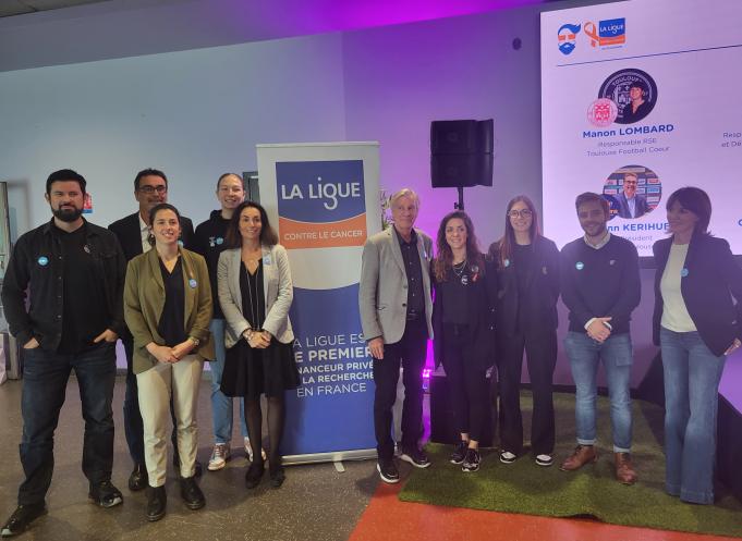 Toute l'année, la Ligue contre le cancer Haute-Garonne organise des événements afin de sensibiliser face aux différents cancers. (Photo Dorian Alinaghi - Entreprises Occitanie)