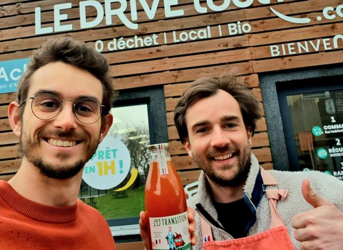 Le Drive Tout Nu a pour mission de démocratiser la consommation zéro déchet, tandis que Transition accompagne les agriculteurs vers une agriculture plus durable. (Photo Stephane Damian-Tissot) 